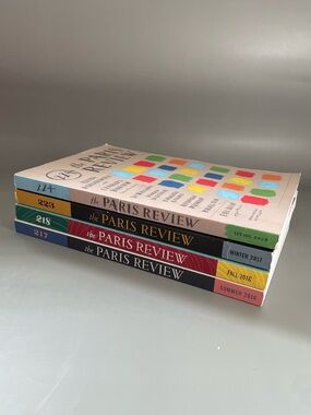 bundle of 4 The Paris Review Magazine Stack lot of 4 issues art culture trendy